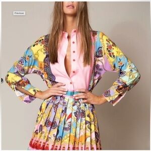 ZCRAVE - Nolita Blouse & Skirt Matching Set Size S-M